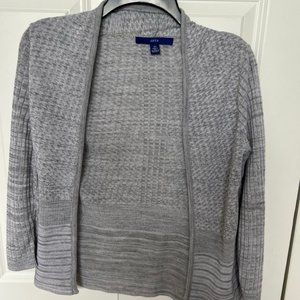 Gray Cardigan, Size Small